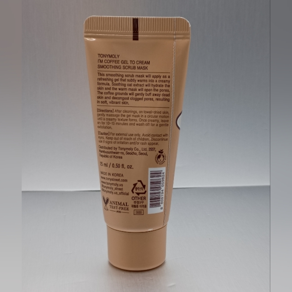 5 For $25 Item🌸 TonyMoly I'm Coffee Gel To Cream Smoothing Scrub Mask - Picture 2 of 2